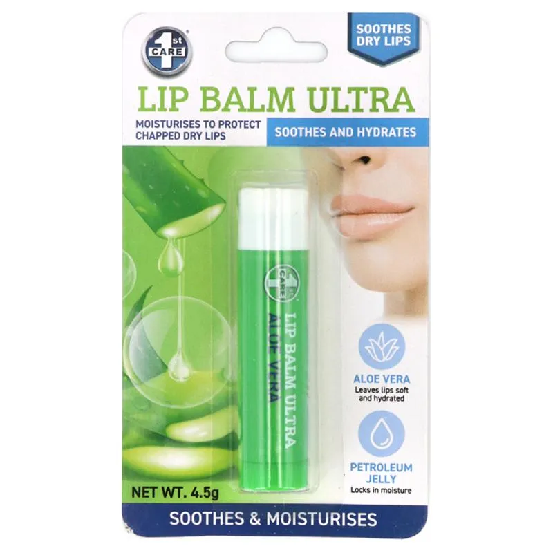 1st Care Lip Balm Stick with Aloe Vera & Petrolatum Jelly 4.5g