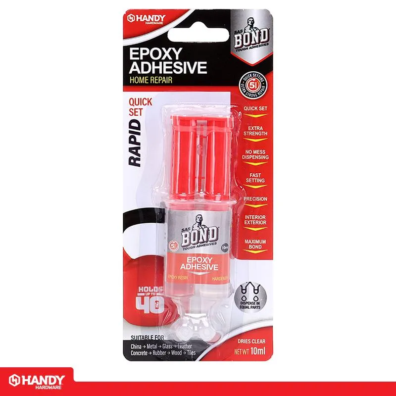Bond Glue Epoxy Adhesive 10ml (Dries Clear)