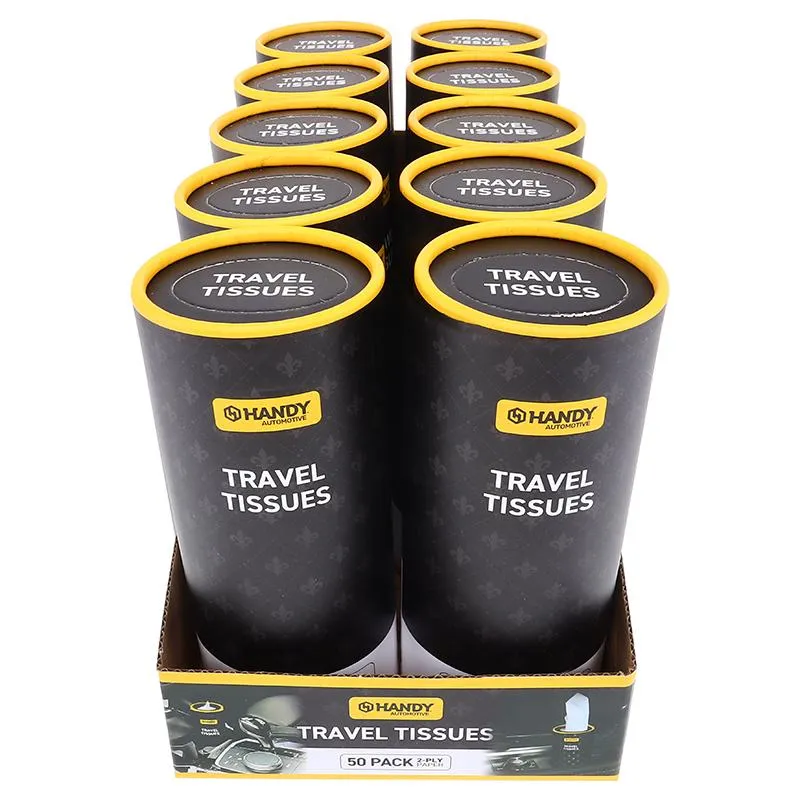 Handy Traveller Tissues 2 Ply 50 Pack