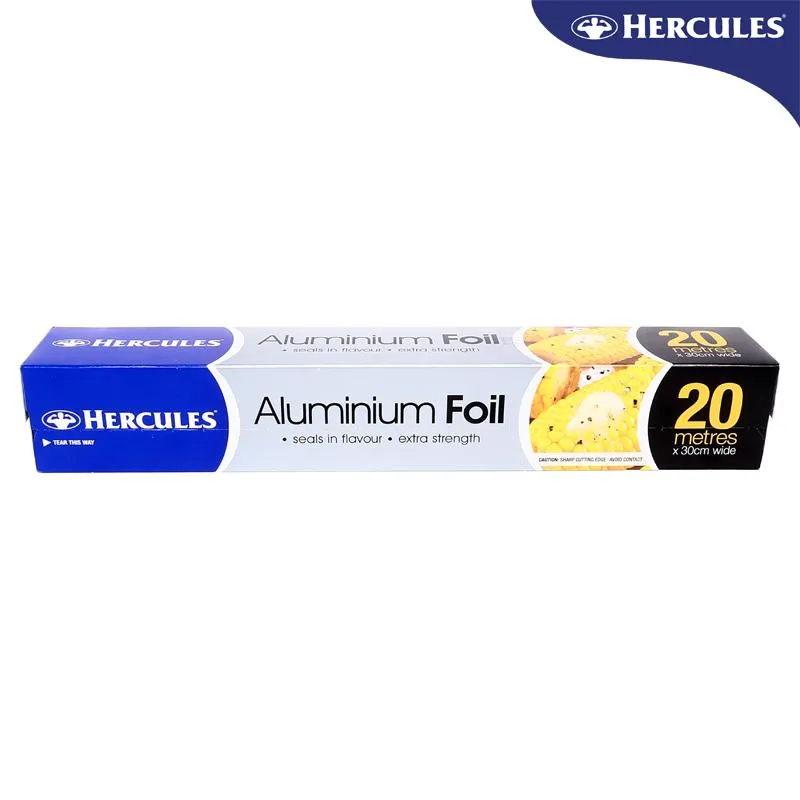 [HAF20] Hercules Kitchen Consumables Aluminium Foil 30cm x 20m