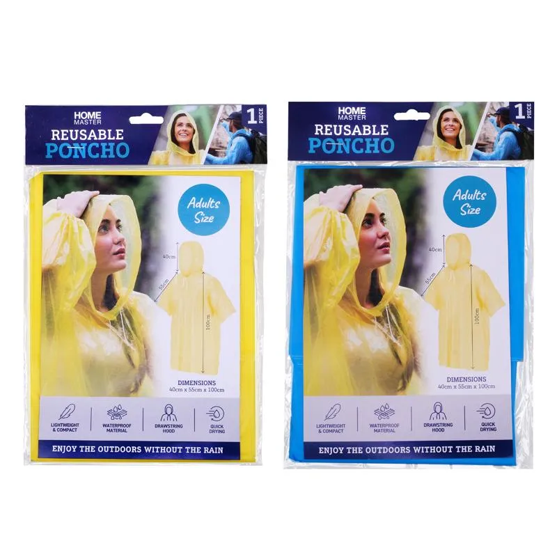 Home Master Reusable Poncho Adults