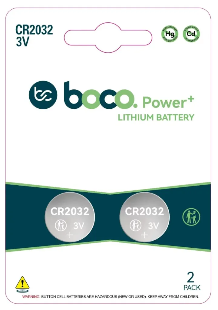 [BCR20322P] boco. Power+ CR2032 2pk