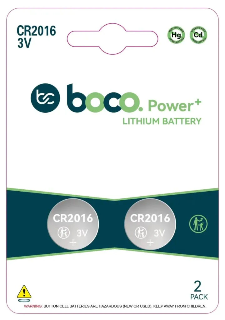 boco. Power+ CR2016 2pk